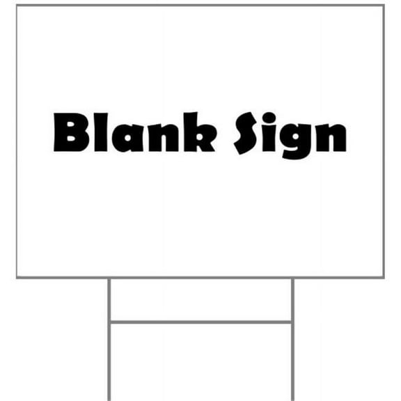 Midwest Fastener MF394051 18 x 24 Blank Sign - 1 Piece
