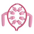 thumbnail image 3 of Rodillo de 8 ruedas, herramienta de masaje de fascia, masaje de tejido profundo de 360 degree, masaje anticelulítico Rosa, 3 of 9