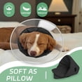 thumbnail image 3 of Supet Clear Dog Cone Collar, Transparent Elizabethan Recovery Cone with Soft Padded Edge, Adjustable to Prevent Licking, 3 of 8