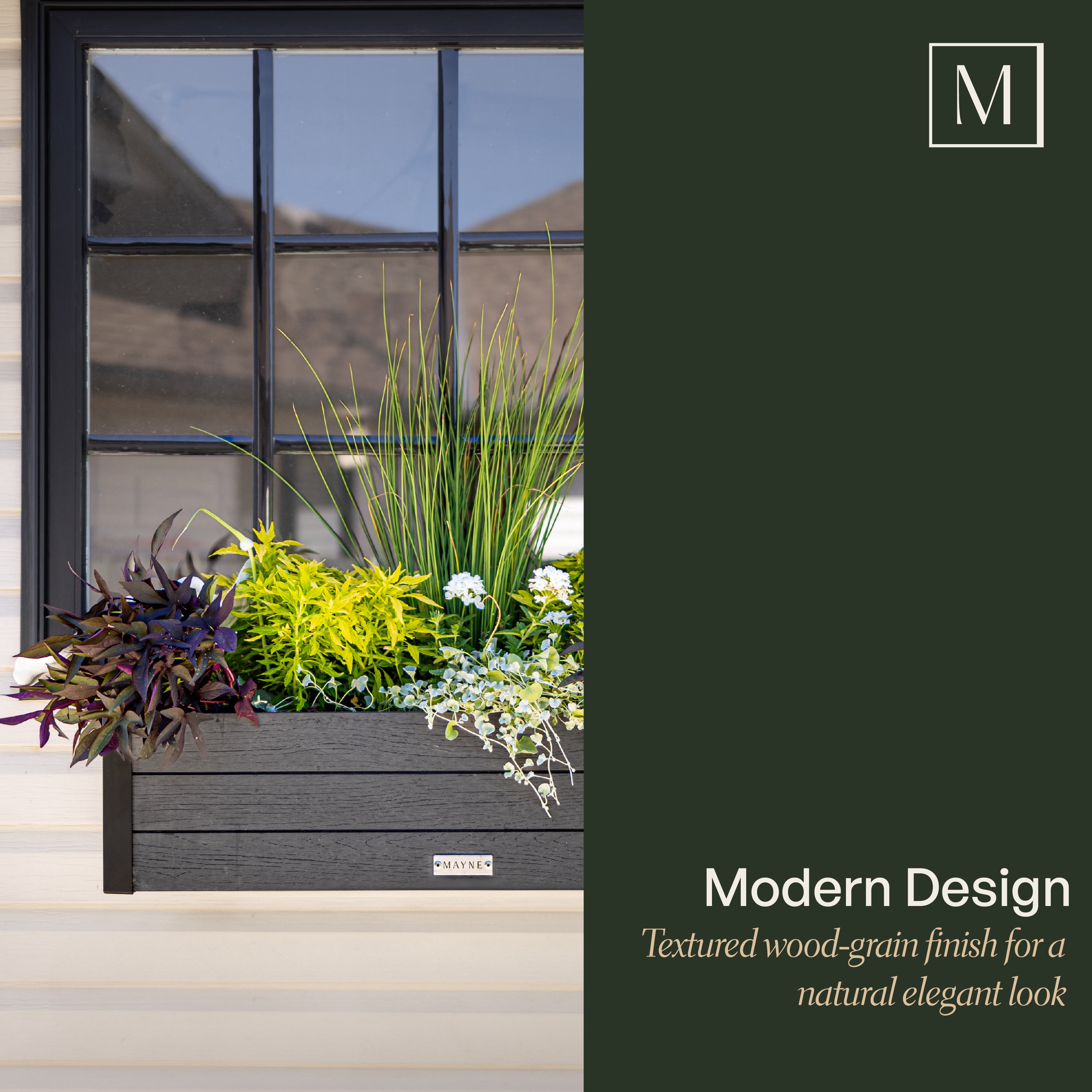 Horizon 5FT Window Box - Charcoal
