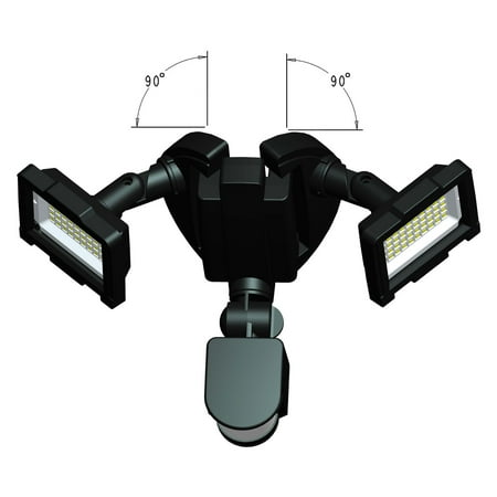 Nature Power (23401) 120 Integrated LED Dual Head Solar Motion Activated Security Light