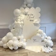 thumbnail image 4 of Kit de arco de globos Awenztech con 120 globos de látex blancos, 4 of 7