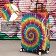 thumbnail image 4 of Colorful Rainbow Tie Dye Spiral Pattern Luggage Cover Fashion Suitcase Cover Baggage Covers Fit 25-28 Inch Luggage (Go Travel), 4 of 5