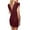 #129-Wine, variant on Roncen Women's Sequined Party Dress Sleeveless Scoop Neck Backless Mini Dress - Cocktail Party Wear