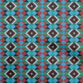 thumbnail image 1 of oneOone Rayon Medium Blue Fabric Geometric Sewing Craft Projects Fabric Prints By Yard 56 Inch Wide, 1 of 4