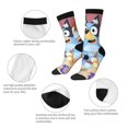thumbnail image 3 of Netaao Bluey for Socks for Men and Women Non-Slip Middle Tube Socks Casual Crew Socks, 3 of 6