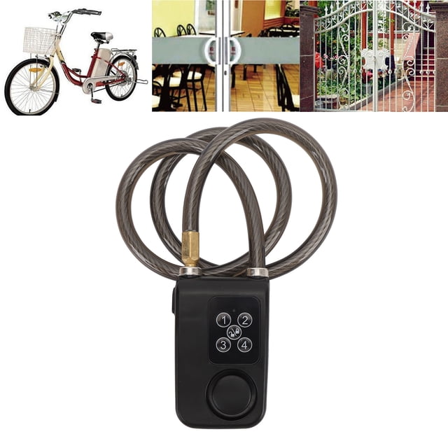 Motorcycle Password Lock, Motorcycle Digital Password Lock Keyless for Cycling Supplies Black,Blue