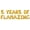 Gold, variant on Letter Balloons - 5 YEARS OF FLAMAZING 16" Inch Alphabet Letters Foil Mylar Balloon 5th Birthday Party Banner (Gold)