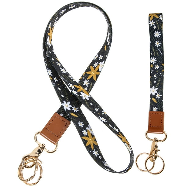 1 juego de cordón para tarjeta de identificación, cordón para la muñeca, correa para colgar el teléfono, correa para teléfono celular, cordón para llaves