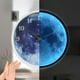 thumbnail image 4 of Reloj luminoso a pilas para sala de estar, cocina, reloj decorativo para niños blanco, 4 of 8