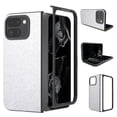 thumbnail image 2 of ELEHOLD Case for Google Pixel 9 Pro Fold/Fold2, Luxury Anti-Scratch Bling Glitter PU Leather Case with Wireless Charging,Silver, 2 of 6