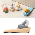 thumbnail image 4 of Cute Door Stopper Bumpers Non Slip Heavy Duty Anti-Pinch PVC Animal Shape Wedge Door Stop Doorstop for Door Clearance Family , Cat, 4 of 7