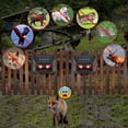 thumbnail image 5 of Gustave 2 Pack Solar Nocturnal Animal Repeller Outdoor Waterproof Wild Animal Predator Deterrent Repellent with Red LED Lights for Yard Garden Farm, 5 of 10