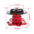 thumbnail image 5 of RASTP Red Racing Steering Wheel Quick Release Adapter Boss Kit Snap off Hub Aluminum QR001, 5 of 6