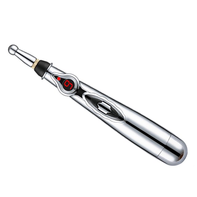Pluma masajeadora de acupuntura, pluma eléctrica de masaje con acupuntura, pluma eléctrica de masaje con punto de acupuntura, pluma de masaje para meridianos, innovación moderna