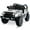White, variant on BeesClover 12V Kids Ride On Truck Car, Battery Powered Electric Vehicles with Remote Control, Spring Suspensions, 3 Speeds, LED Lights, Music, MP3, Ride On Toy Car for Children Toddles Boys Girls