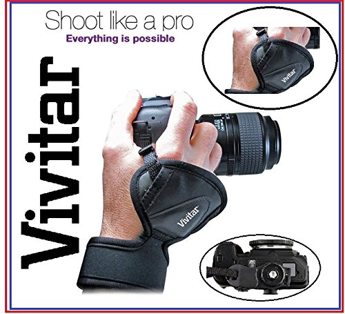 NEW Pro Vivitar Hand Grip Wrist Strap For Panasonic Lumix DC-GX9 DC-G9 DC-ZS200 - image 1 of 4