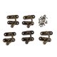 thumbnail image 1 of de 5 ganchos para columpio de metal, cierre de pestillo para bolsa con tornillo de fijación para manualidades de material cuero Hugo Cierre de bolsa oscilante, 1 of 7