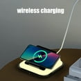 thumbnail image 5 of Foqnuq Wireless Charger Night Light 15W Fast Charging Stand for Mobile Phones - Convenient and Stylish Desktop Accessory with Ambient Light, 5 of 6