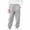 Gray, variant on ITSAME Boys Girls Jogger Sweatpants Cotton Comfy Elastic Waist Loose Fit Kids Casual Athletic Pants with Pockets Green Size 12