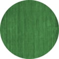 thumbnail image 1 of Ahgly Company Indoor Round Abstract Emerald Green Contemporary Area Rugs, 8' Round, 1 of 4