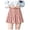 Pink, variant on Women's Tennis Skirts Summer Women's A-line High Waist Culottes Pleated Printed Skirt for Casual Daily Wear Flowy Summer Fashion Yellow L