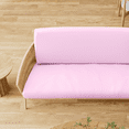 thumbnail image 6 of Twin Size 39"x75"Solid Futon Cover Mattresses Slipcover Fit 6"- 8", Baby Pink, 6 of 9