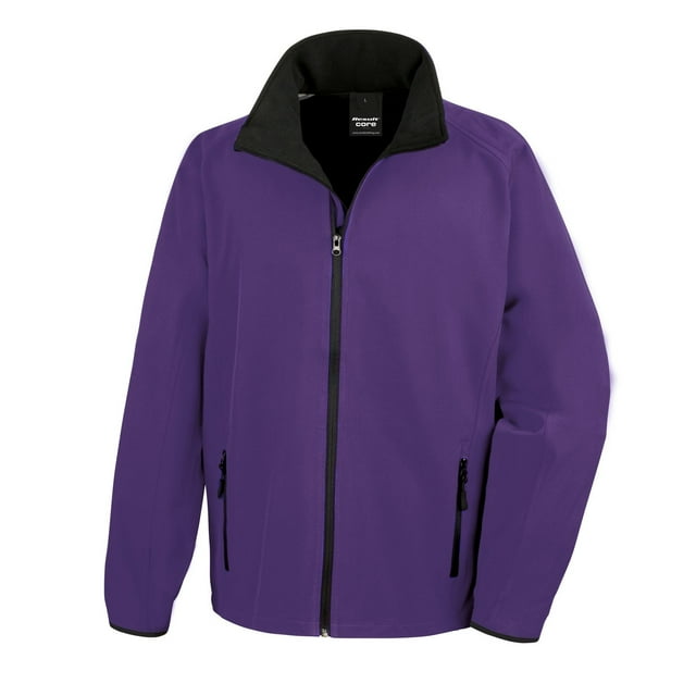 Result Manteau Coquille Souple Imprimable de Base pour Hommes