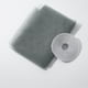 thumbnail image 3 of Cortina de malla de mosquitera perfecl pantalla de ventana Gris 3x5m, 3 of 8