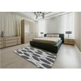 thumbnail image 5 of Ahgly Company Machine Washable Indoor Rectangle Transitional Silver Gray Area Rugs, 7' x 10', 5 of 7