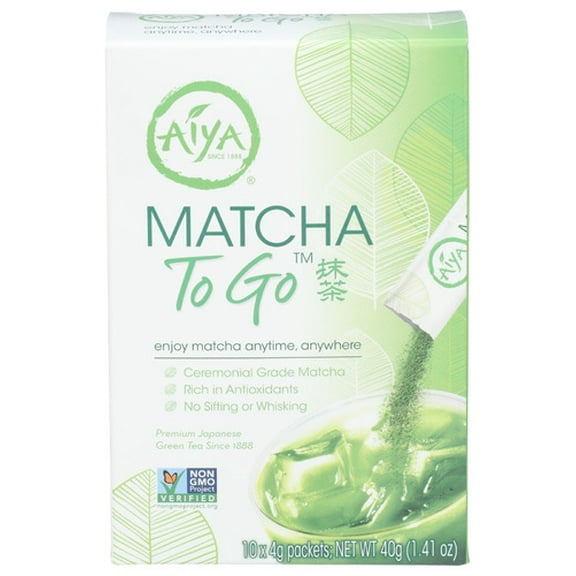 Aiya Matcha To Go Sticks 10 ct 1 ea (Pack of 8)