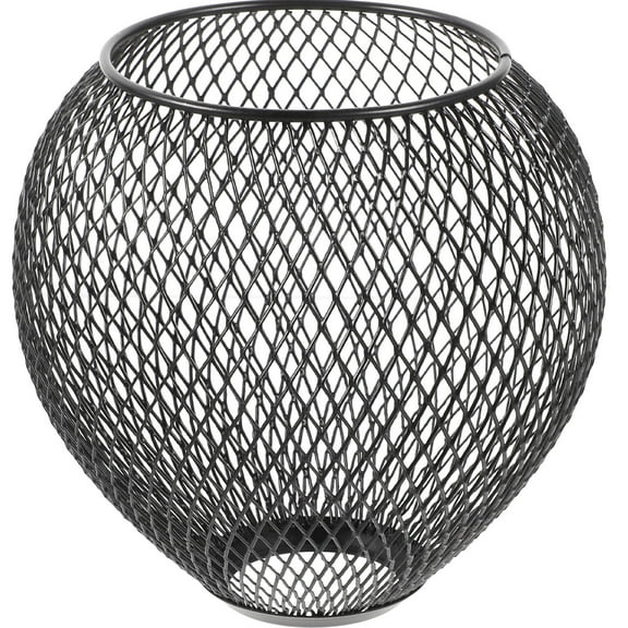 WHAMVOX Black Metal Mesh Lamp Shade Vintage Style for Wall Light Study 1Pcs 5.42X5.31X5.31In