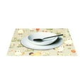 thumbnail image 3 of Chickens Flowers 12×18 inch Placemats Heat Resistant Washable Foldable Rectangular Placemats Set Decoration Indoor Outdoor for Kitchen Dining Table 4PCs, 3 of 8