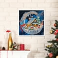 thumbnail image 5 of Diamond Art Painting Set, Christmas Snow House on the Moon DIY 5D Diamond Art Adult Set Mosaic Crafts for Home, Office Wall Decoration, Christmas Gift, 5 of 7