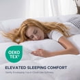 thumbnail image 6 of QUEEN ROSE King Mattress Topper, Extra Thick Cooling Mattress Pad Cover, 400 TC Cotton Pillow Top Protector, 8-21 inch Deep Pocket, Soft Spiral Fiber Pad for Back Pain, Down Alternative Fill, White, 6 of 8