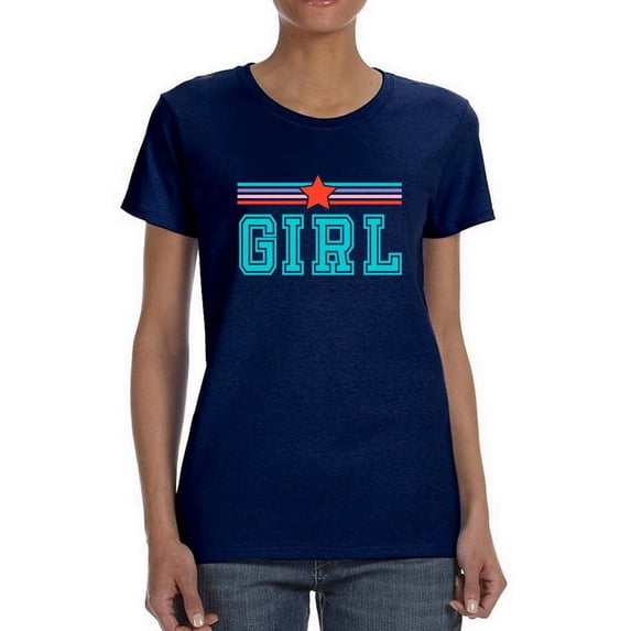 Girl Title T-Shirt Women -Image by Shutterstock, Female Large