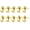 Gold, variant on Ywmsfl 10Pcs Heavy Duty Metal Push Pin Hook Zincs Alloy Wall Mount Hangers For Pictures for Soft Wood Panels