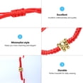 thumbnail image 3 of KAKOWELY Pulsera de hilo rojo del año del tigre Pulsera de hilo de nudo rojo Amuleto de protección, 3 of 5