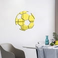 thumbnail image 6 of Soccer Mirror Wall Decal,Acrylic Wall Decoration,Sports Wall Stickers for Boys Bedroom, Dressing Room, Wardrobe, Door, 6 of 6