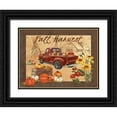 thumbnail image 1 of Phillips, Anita 24x19 Black Ornate Wood Framed with Double Matting Museum Art Print Titled - Fall Harvest, 1 of 4