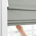thumbnail image 4 of Eclipse Lane Cordless Roman Shades for Windows, Room Darkening, 23 in Wide x 64 in Long, Grey, 4 of 12