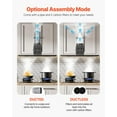 thumbnail image 3 of VEVOR Range Hood Insert, 30 Inch Built-in Kitchen Vent Hood, 800CFM Steel Stove Hood, with Gesture & Touch Control, LED Light, Baffle Filters, 4-Speed Exhaust Fan, Ducted/Ductless Convertible, 3 of 8