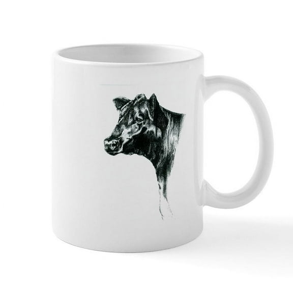 CafePress - Angus Cow Mug - 11 oz Ceramic Mug - Novelty Coffee Tea Cup
