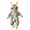Beige, variant on Ruyang Infant Baby Zip Up Jumpsuit Cute Bunny Ear Tie Dye Hooded Romper Long Sleeve Footless One Piece Outfit for Newborn Boys Girls
