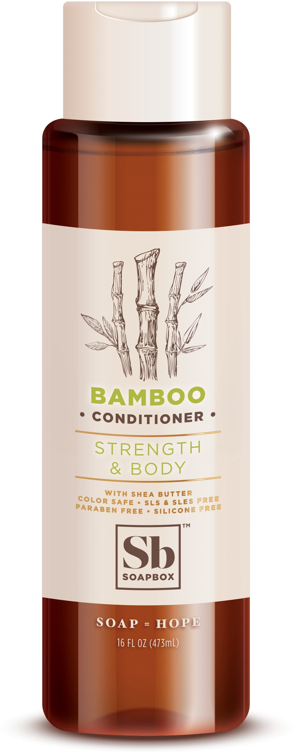 Soapbox Conditioner Bamboo 16 oz. (Pack of 6)