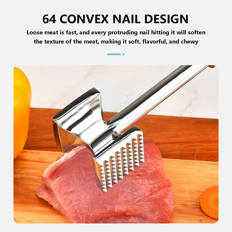 Yialzm Aluminum Alloy Meat Tenderizer Tool for Chicken,Beef Steak