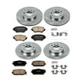 thumbnail image 3 of Power Stop Front and Rear Stock Replacement Brake Pad and Rotor Kit KOE4098, 3 of 8
