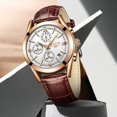 thumbnail image 1 of Reloj LIGE Reloj militar de lujo blanco cuarzo para hombre, 1 of 4