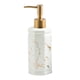 thumbnail image 1 of Dispensador de jabón líquido recargable de cerámica de 350 ml con bomba para decoración del hogar y el baño. Blanco, 1 of 8