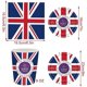thumbnail image 1 of 2022 Queen's 70th Platinum Jubilee Decoraciones para fiestas Gran Breta?a Platos, vasos y servilletas de papel LingWen 8390615952231, 1 of 1